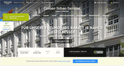 Desktop Screenshot of de.hotelcoliseobilbao.com