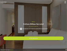 Tablet Screenshot of de.hotelcoliseobilbao.com