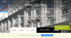 Desktop Screenshot of fr.hotelcoliseobilbao.com