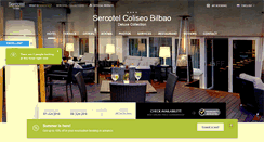 Desktop Screenshot of en.hotelcoliseobilbao.com